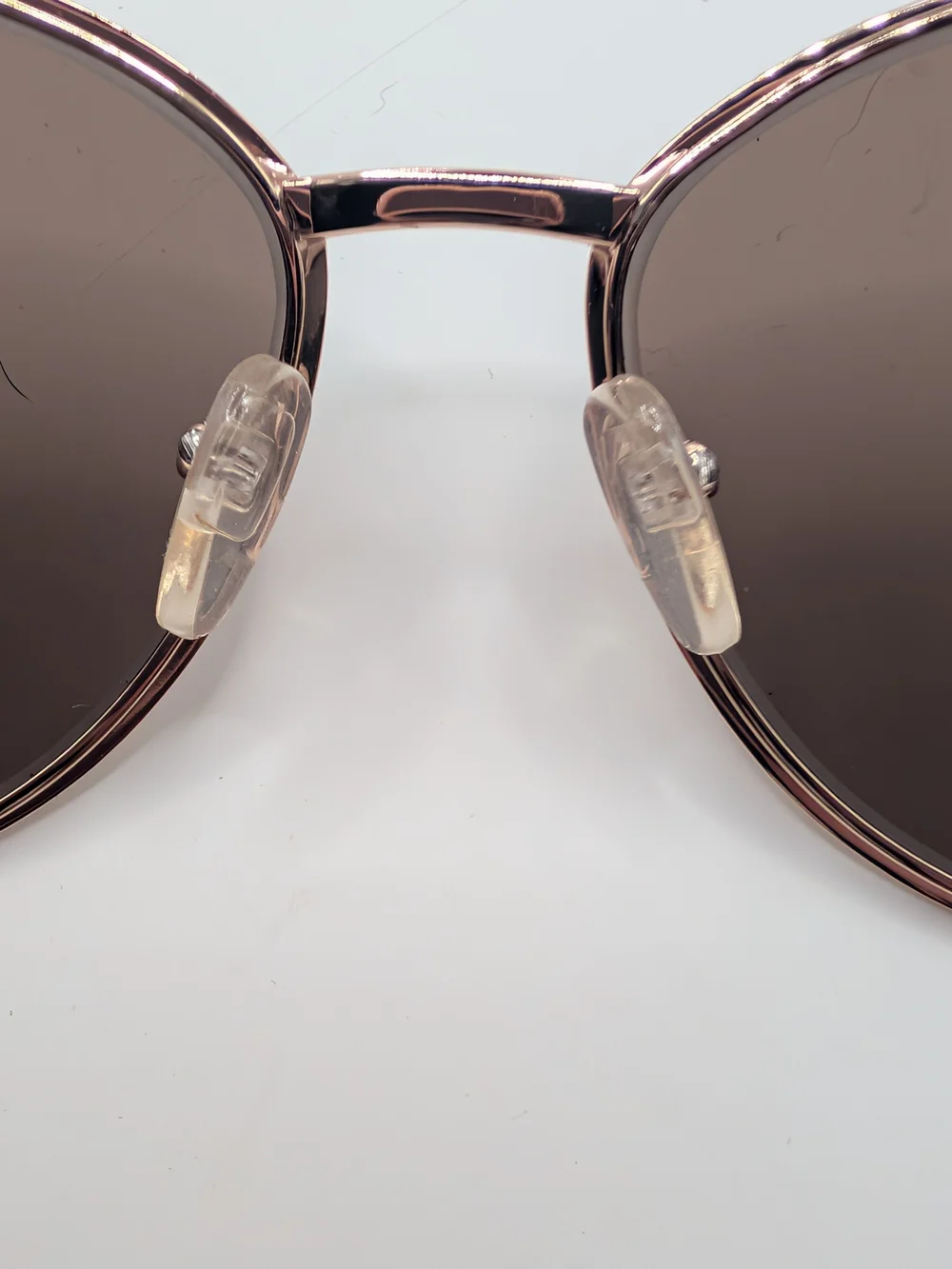 Marc by Marc Jacobs Black Rose Gold Round Oversized Sunglasses Like New